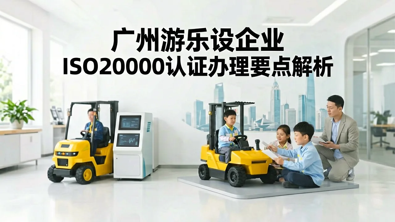 广州游乐设备企业ISO20000认证办理要点解析